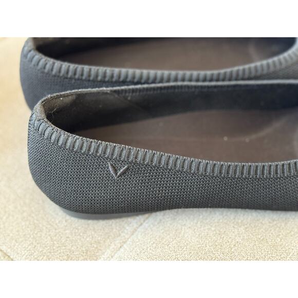 Vivaia Aria 5 Pointed Toe Flats Black Comfort Shoes 41.5, US 10 - Picture 11 of 12